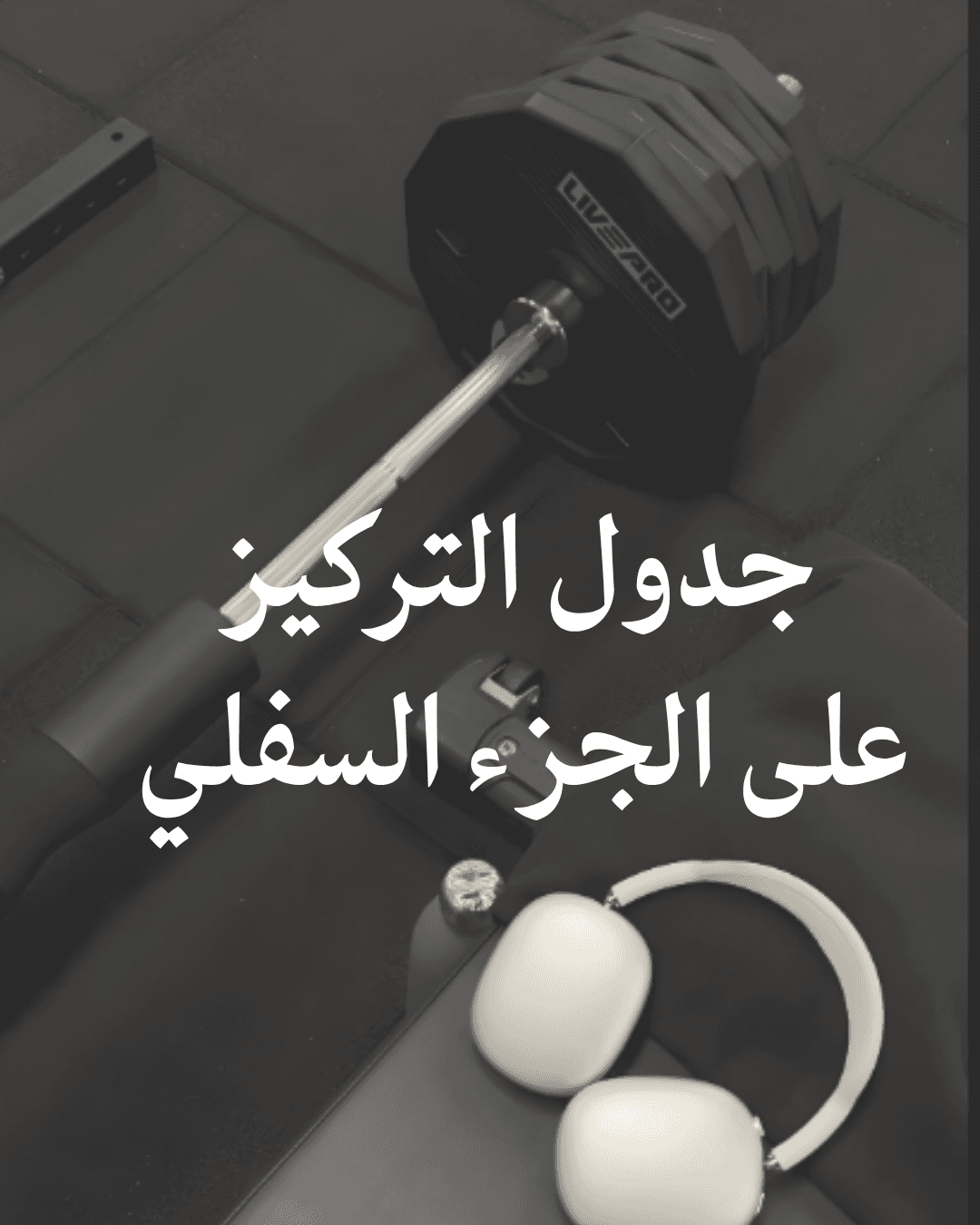 خطة تمارين الجزء السفلي